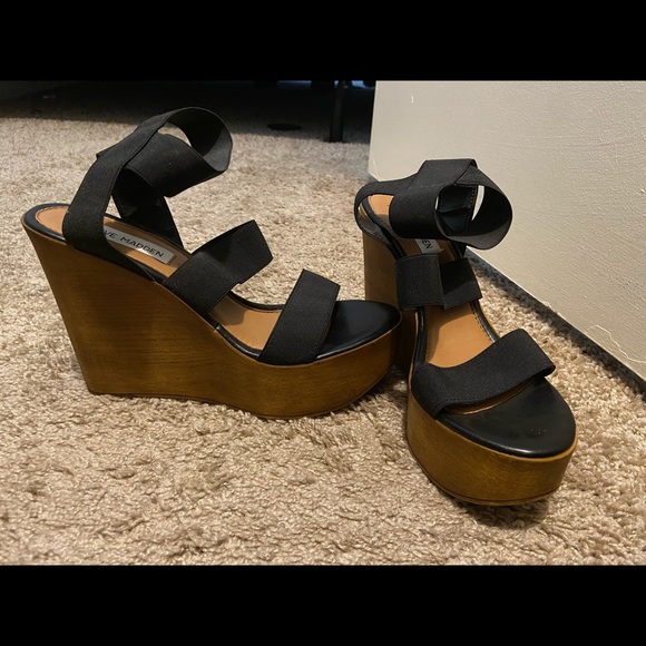 NEW STEVE MADDEN BLONDY WEDGE - Picture 6 of 6